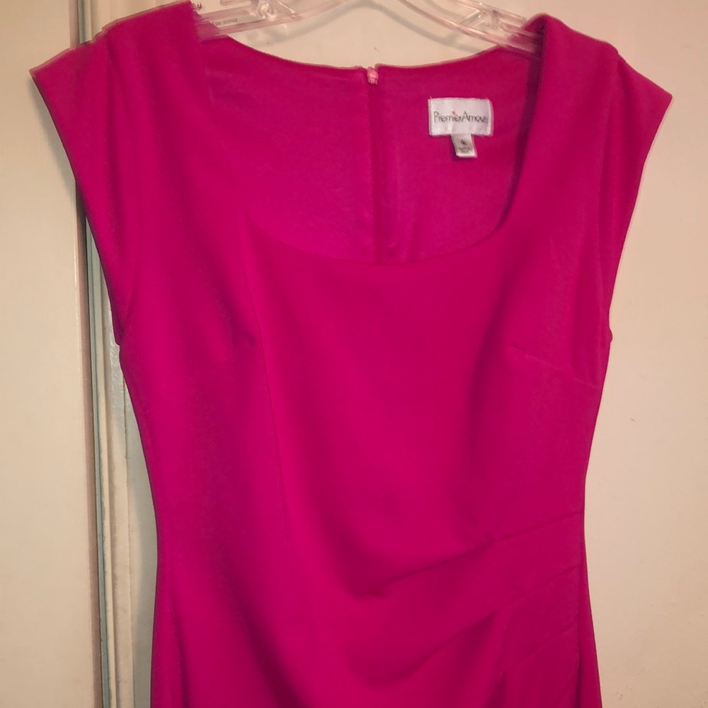Premier Amour Vibrant Pink Dress
